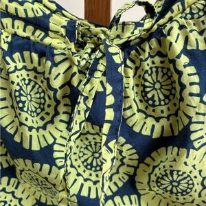 Merona Blue and Green Patterned Skirt xxl